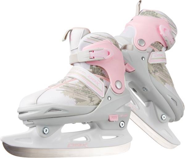 Girls adjustable ice deals skates