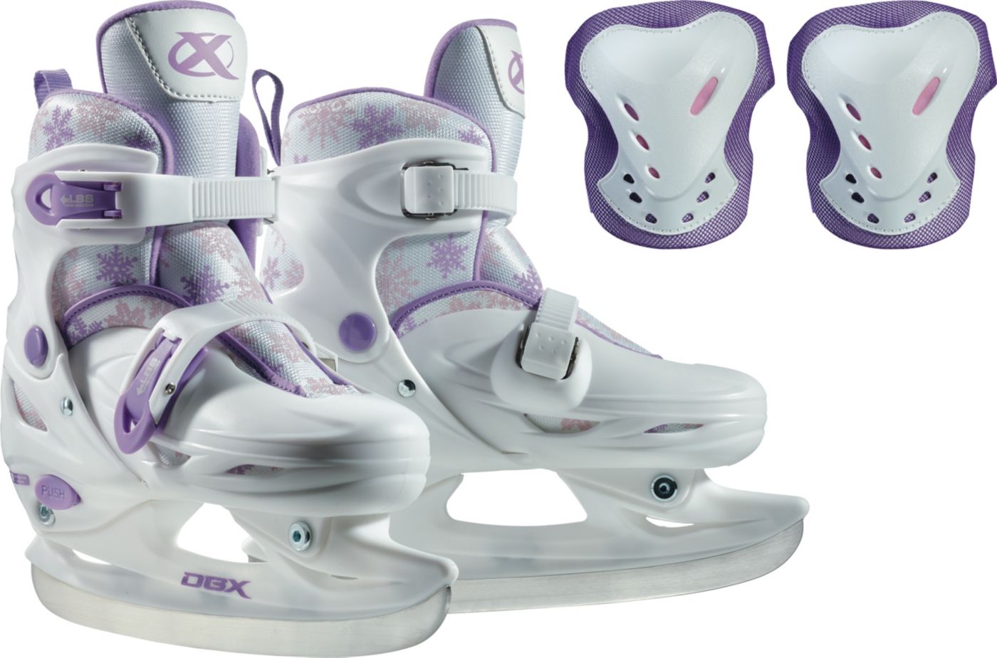 DBX Bolt outlet Ice Skates Boys Medium Shoe Size 5-8 Adjustable NEW IN BOX!