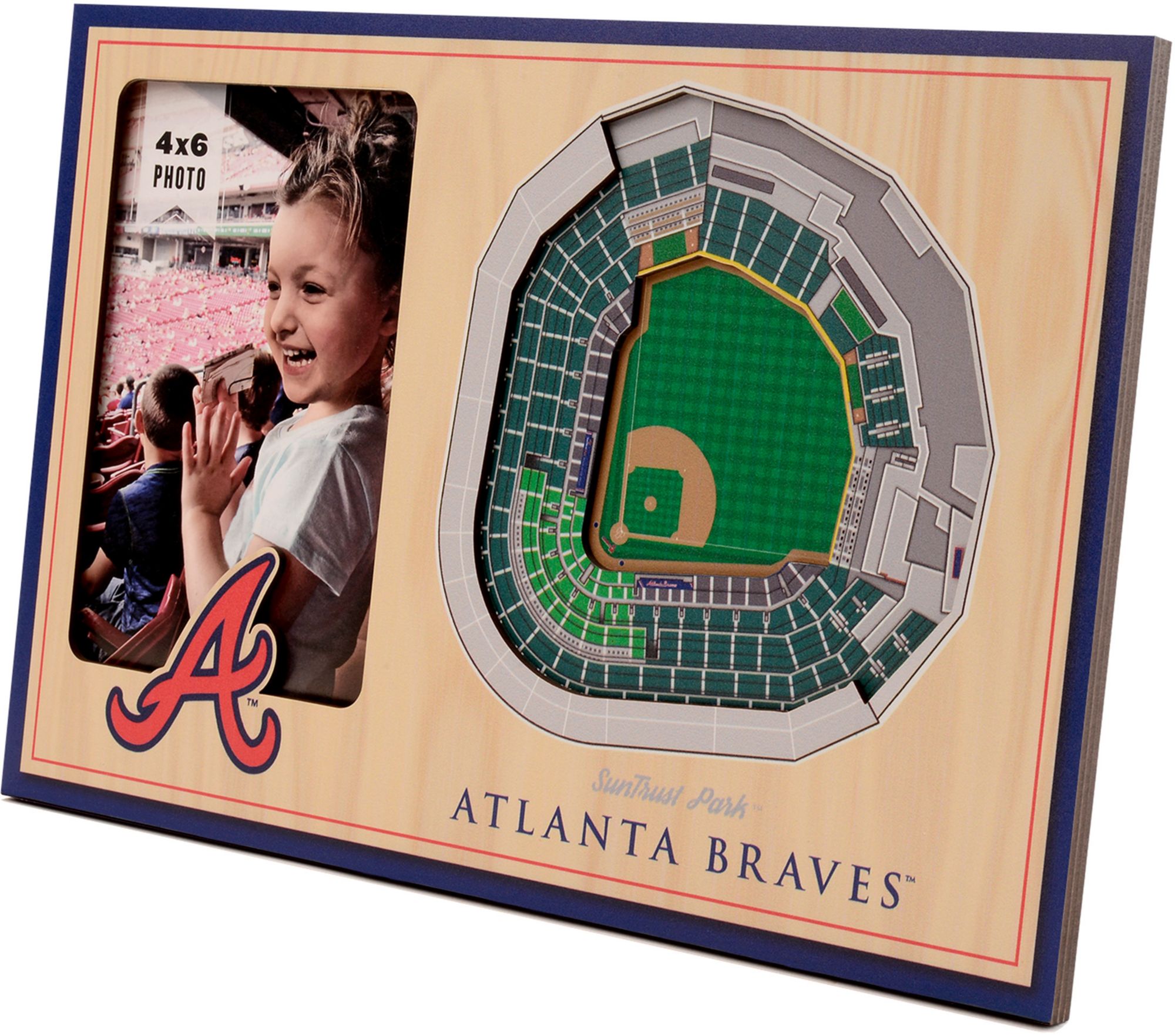 YouTheFan Atlanta Braves 3D Picture Frame product image