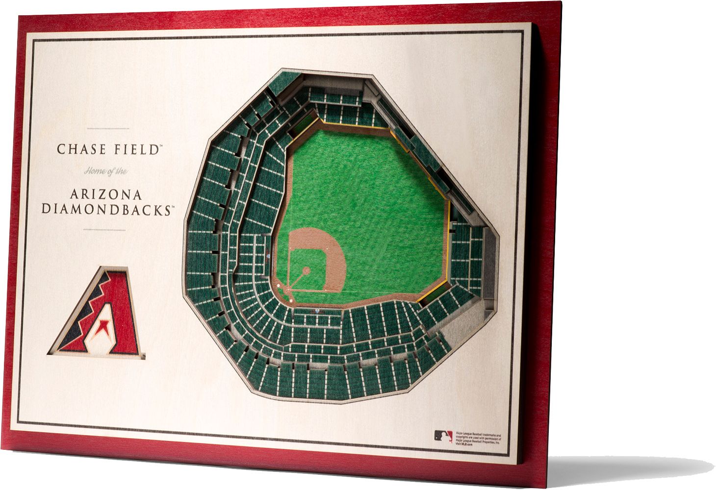 You the Fan Arizona Diamondbacks 5-Layer StadiumViews 3D Wall Art