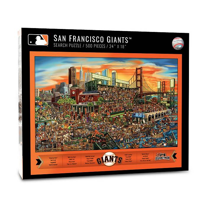 San Francisco Giants Brown Framed Logo Jersey Display Case