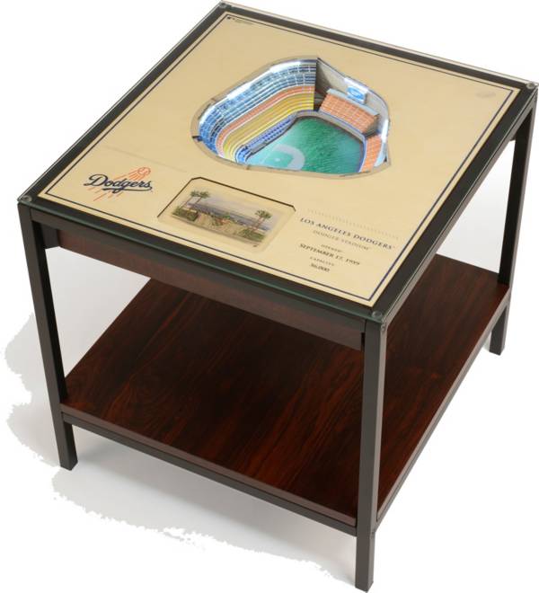 You The Fan Los Angeles Dodgers 25-Layer StadiumViews Lighted End Table product image