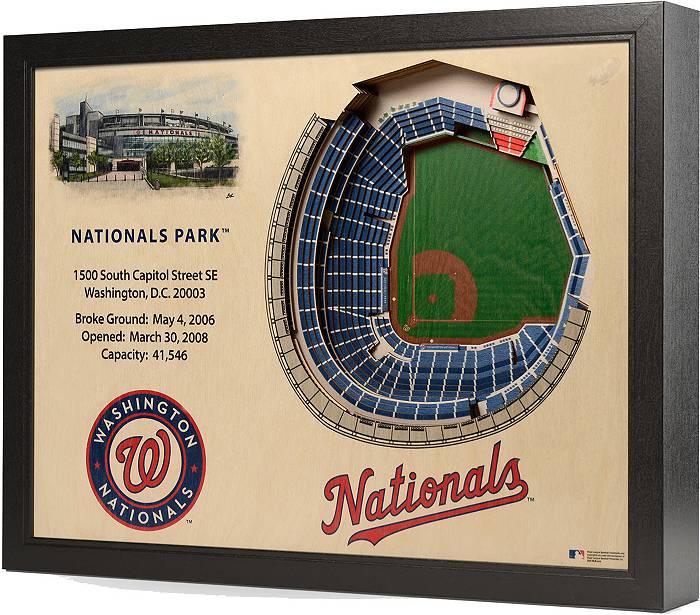  Nationals Park Aerial View of Baseball Stadium Wall Art 3 Panel  Washington America Baseball Stadium Sports Wall Decor for Living Room,  Bedroom, Bathroom, Office. Framed Ready to Hang (36Wx24H): Posters 