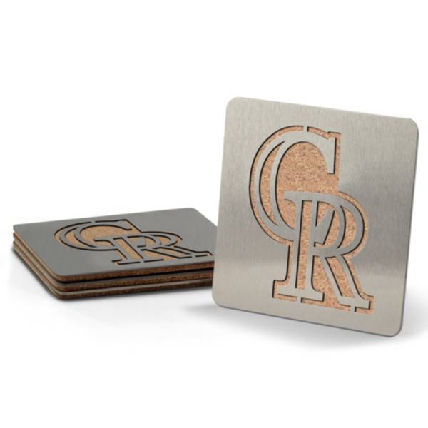 You the Fan Colorado Rockies Coaster Set