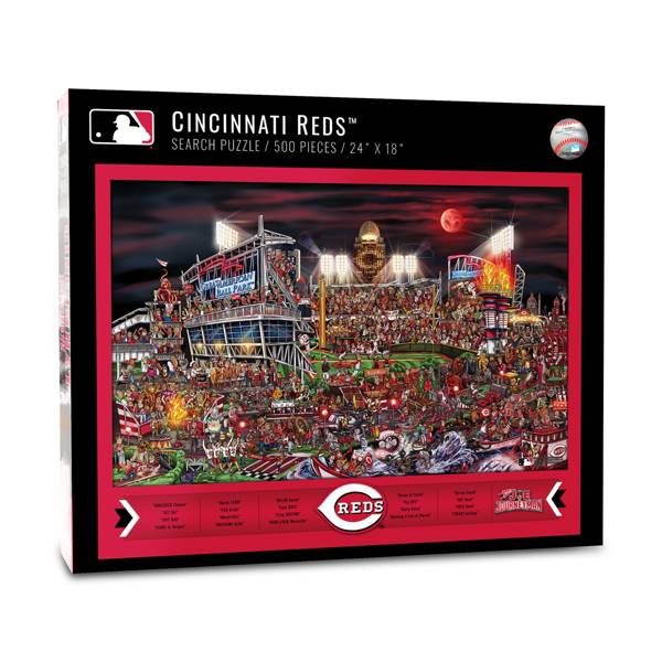 Officially Licensed MLB Cincinnati Reds Retro Series 500-Piece Puzzle