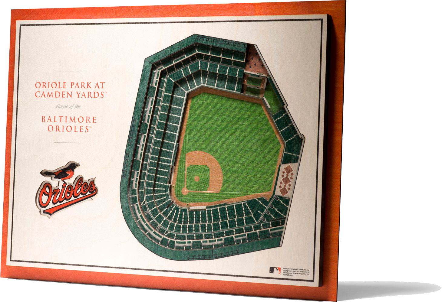 You the Fan Baltimore Orioles 5-Layer StadiumViews 3D Wall Art