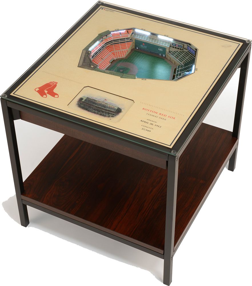 You The Fan Boston Red Sox 25-Layer StadiumViews Lighted End Table