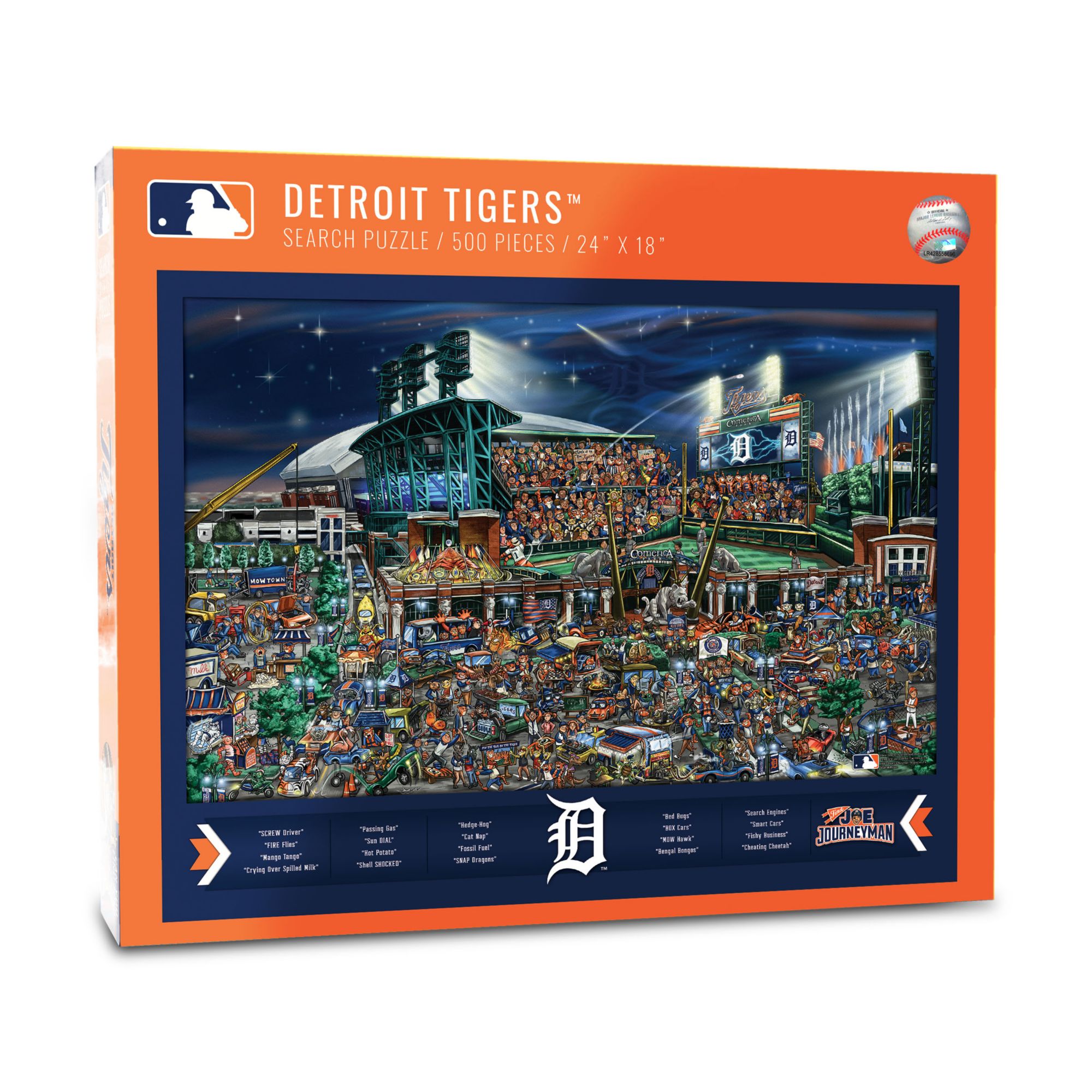 YouTheFan Detroit Tigers Find Joe Journeyman Puzzle product image