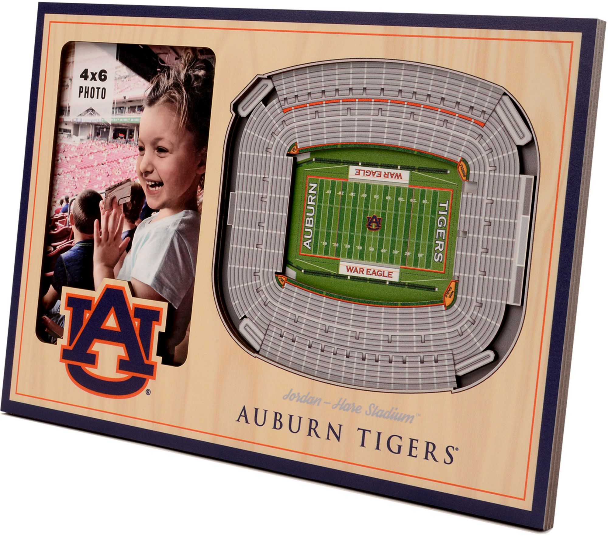 You the Fan Auburn Tigers 3D Picture Frame