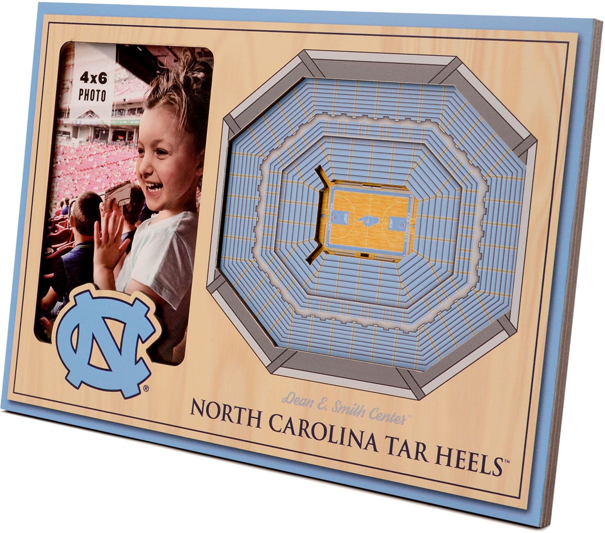 YouTheFan North Carolina Tar Heels 3D Picture Frame product image