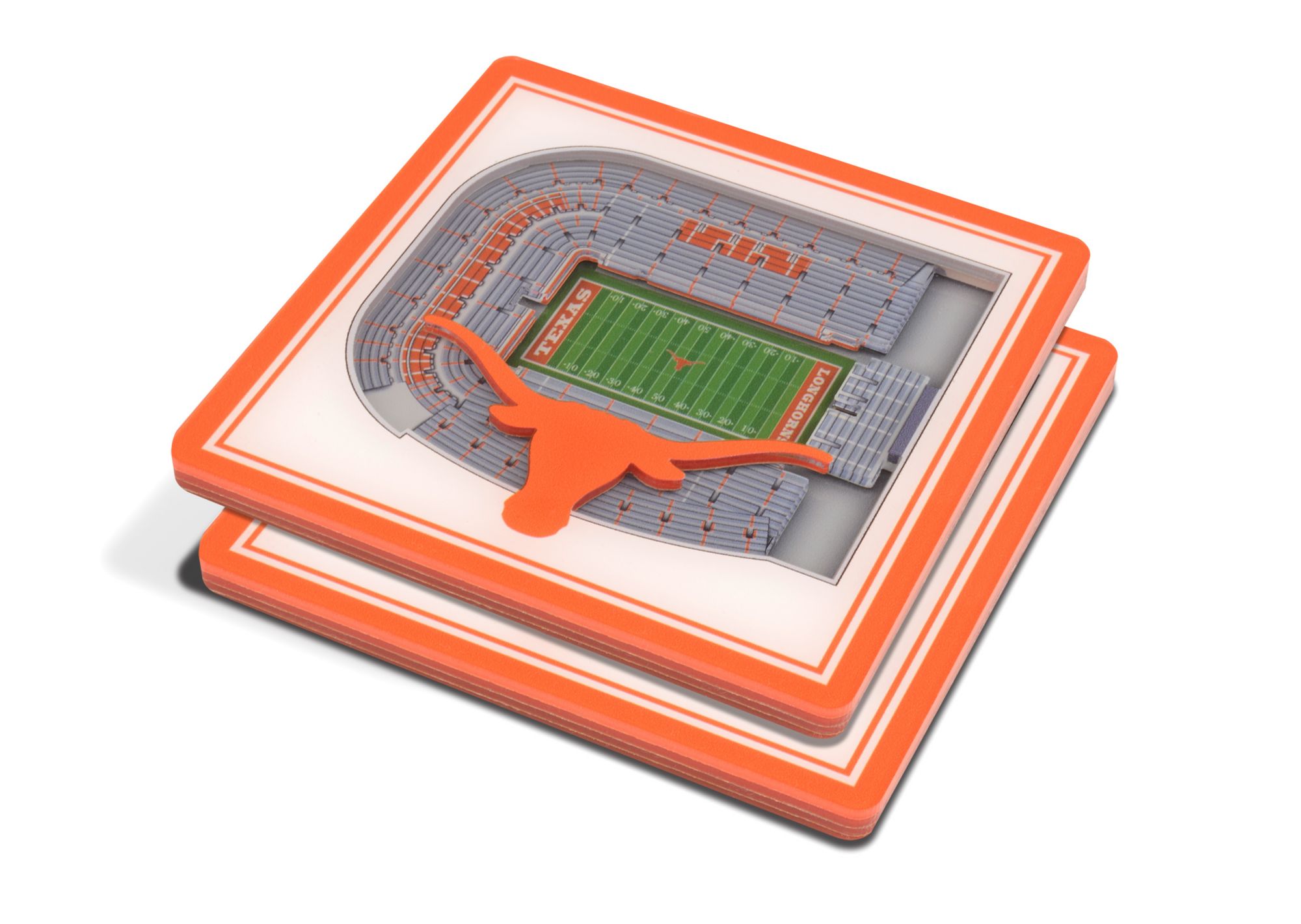 YouTheFan Texas Longhorns 3D Stadium Views Coaster Set product image