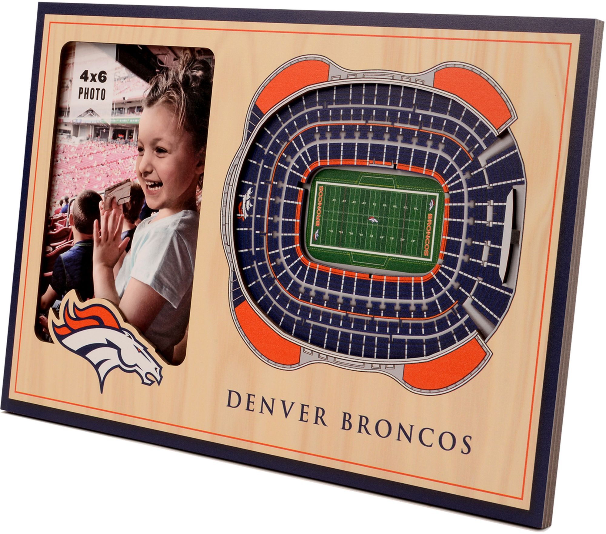 YouTheFan Denver Broncos 3D Picture Frame product image