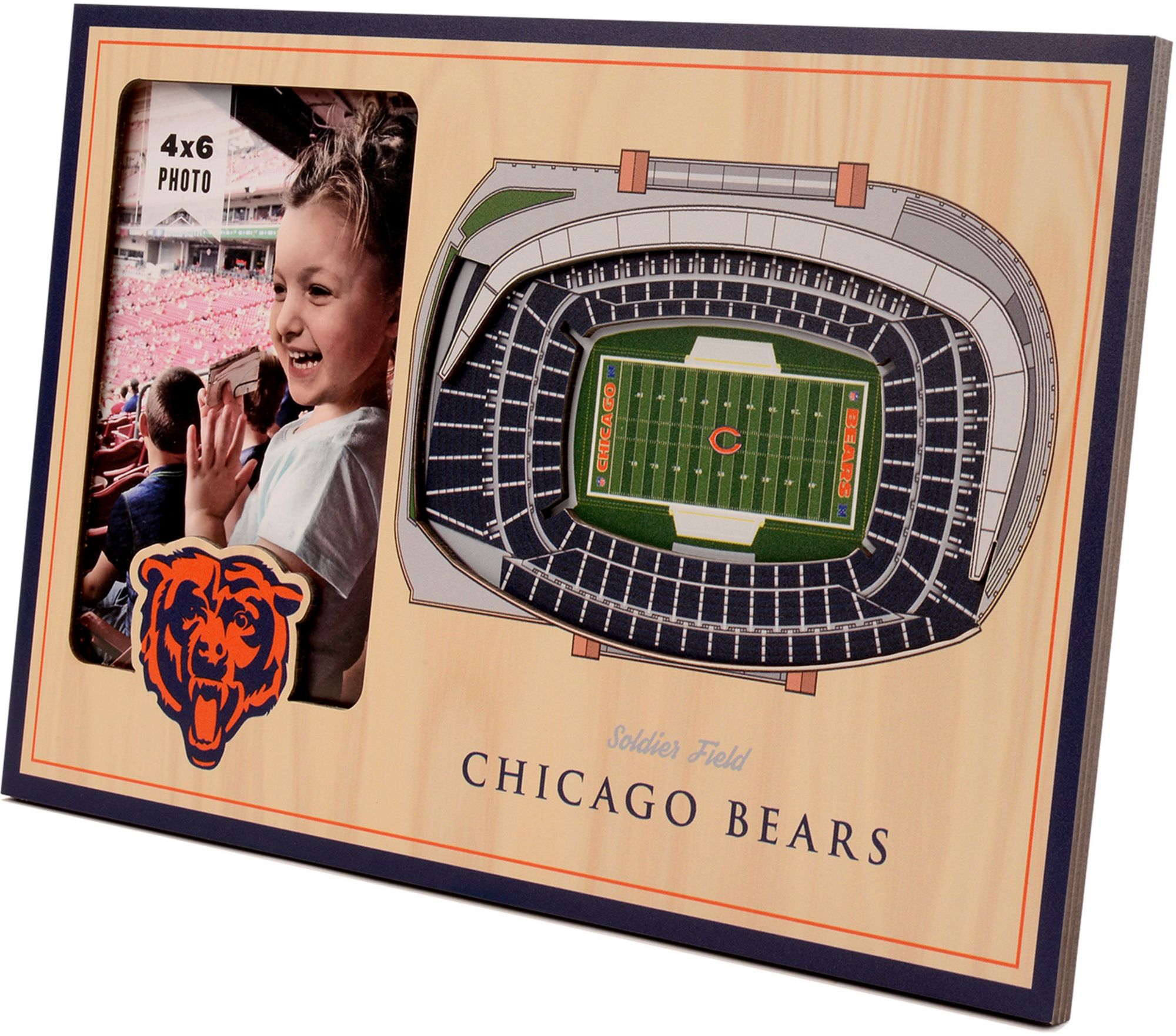YouTheFan Chicago Bears 3D Picture Frame product image