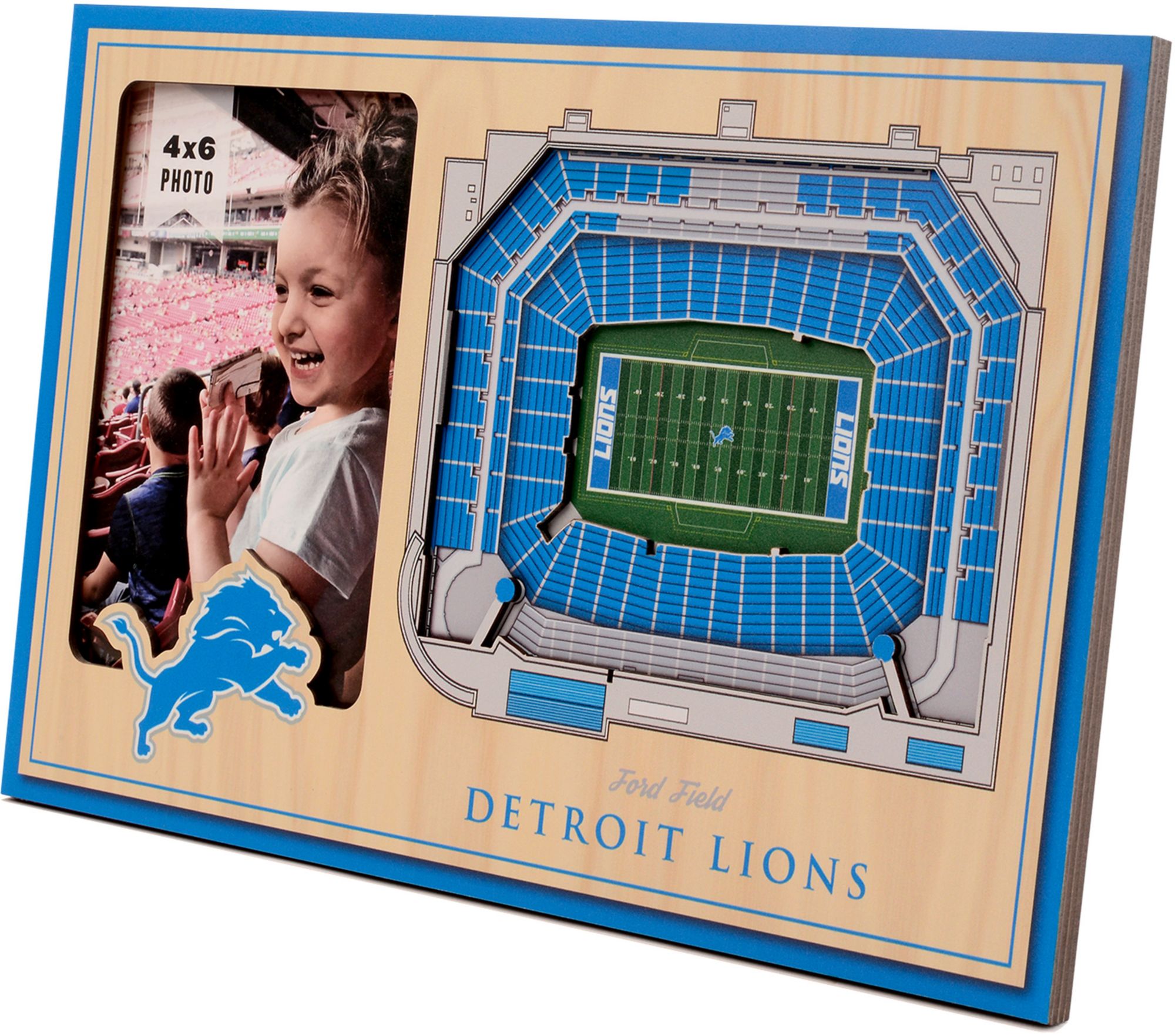 YouTheFan Detroit Lions 3D Picture Frame product image
