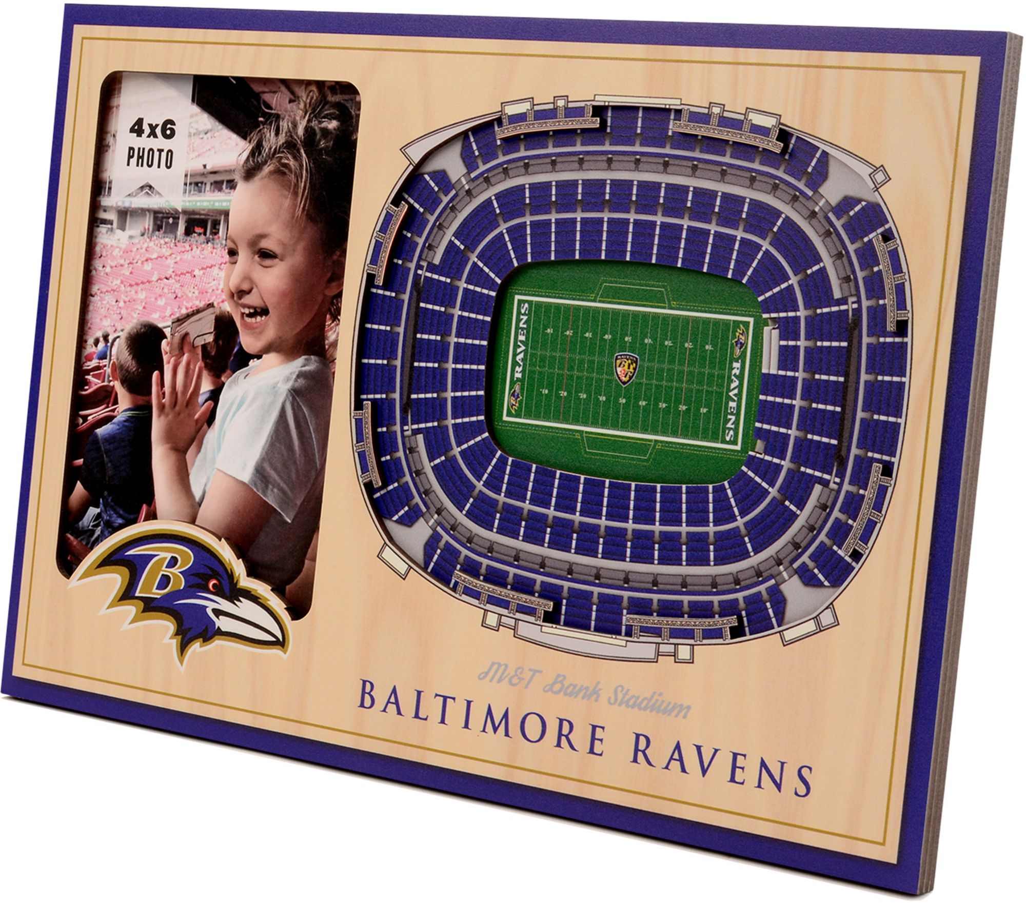 YouTheFan Baltimore Ravens 3D Picture Frame product image