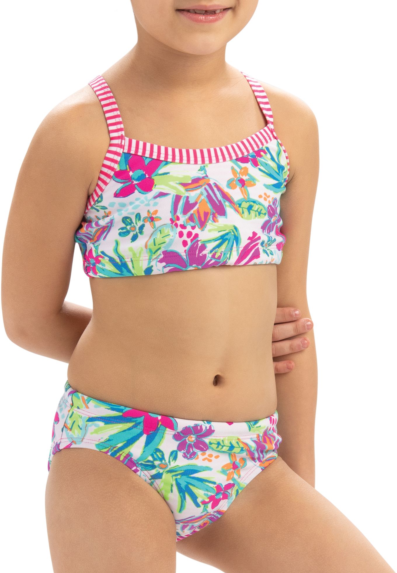 two piece lap swimsuit