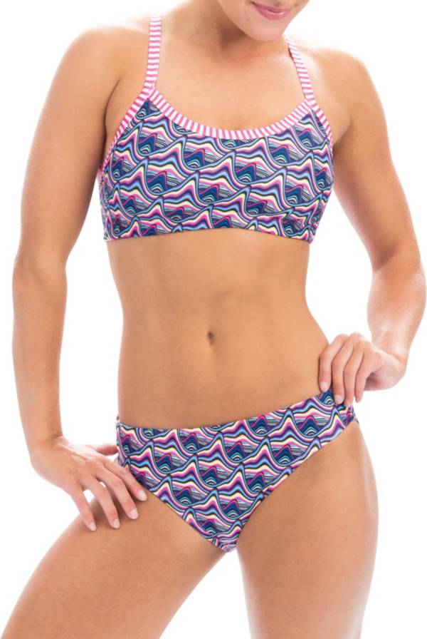 Dolfin Women's Uglies Print Two Piece Swimsuit