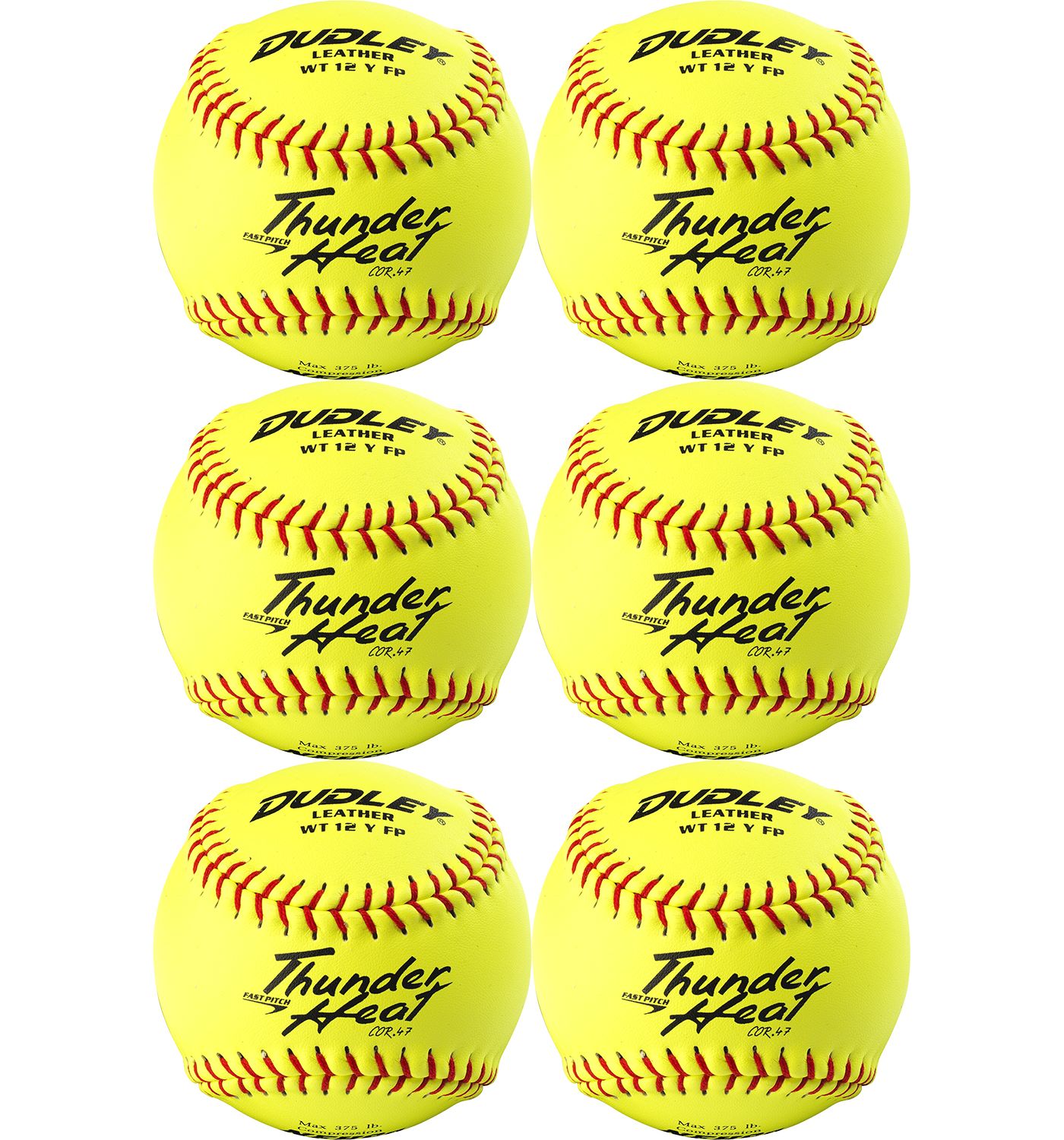 Lot of 20 cheapest Dudley SB 12L NFHS Fastpitch Leather Softballs