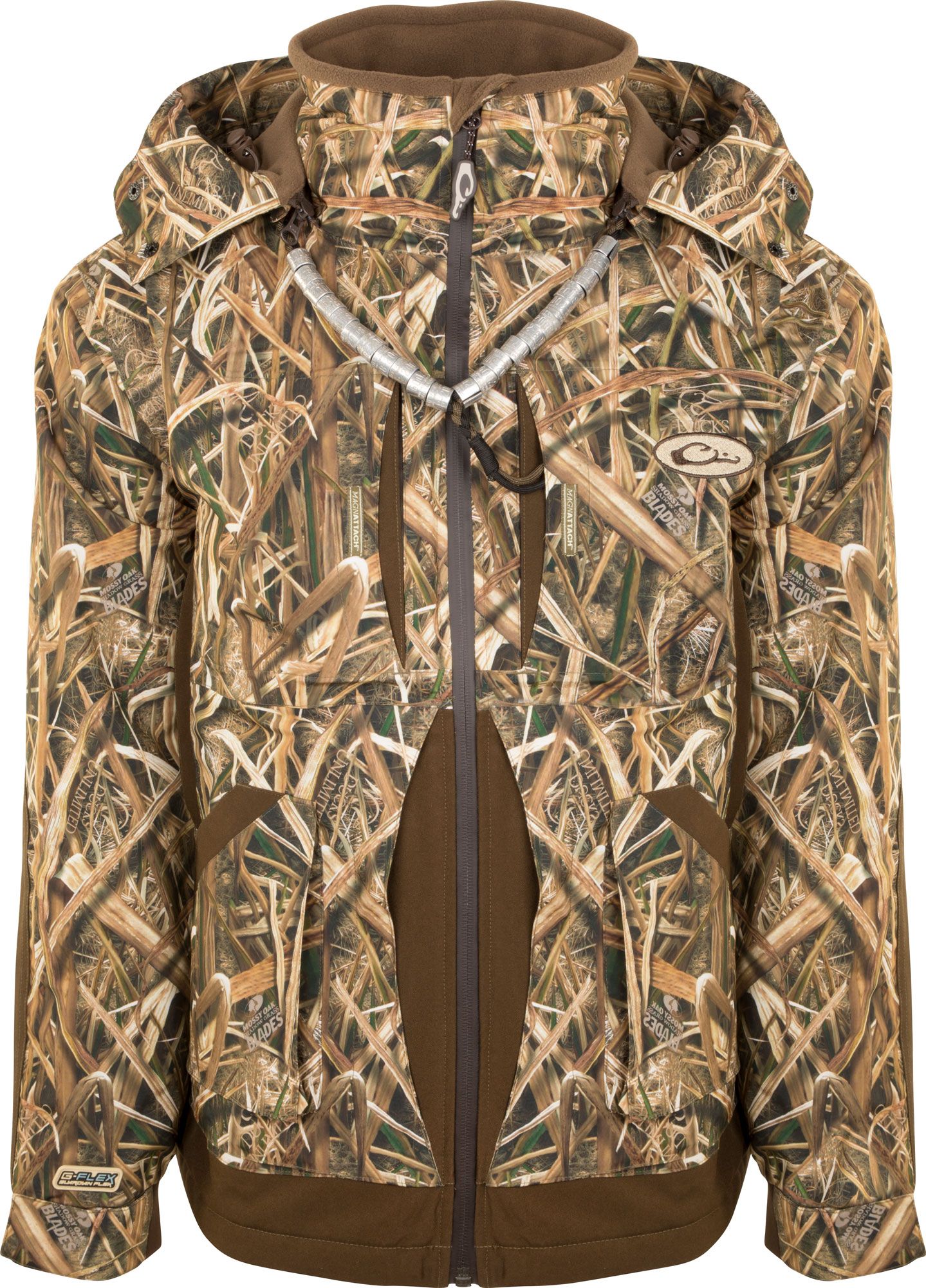 drake waterfowl hooded jacket