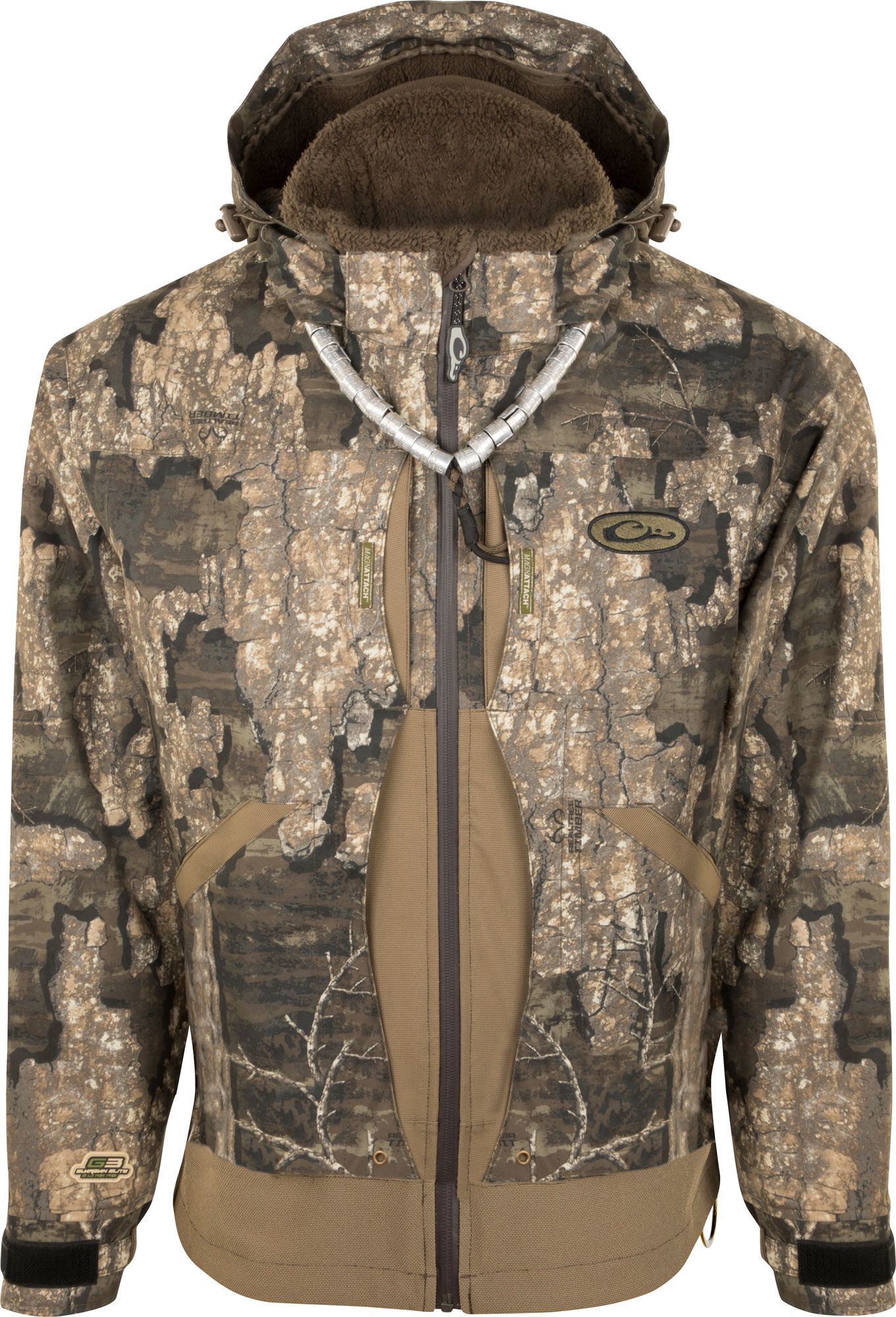 drake waterfowl jacket with hood