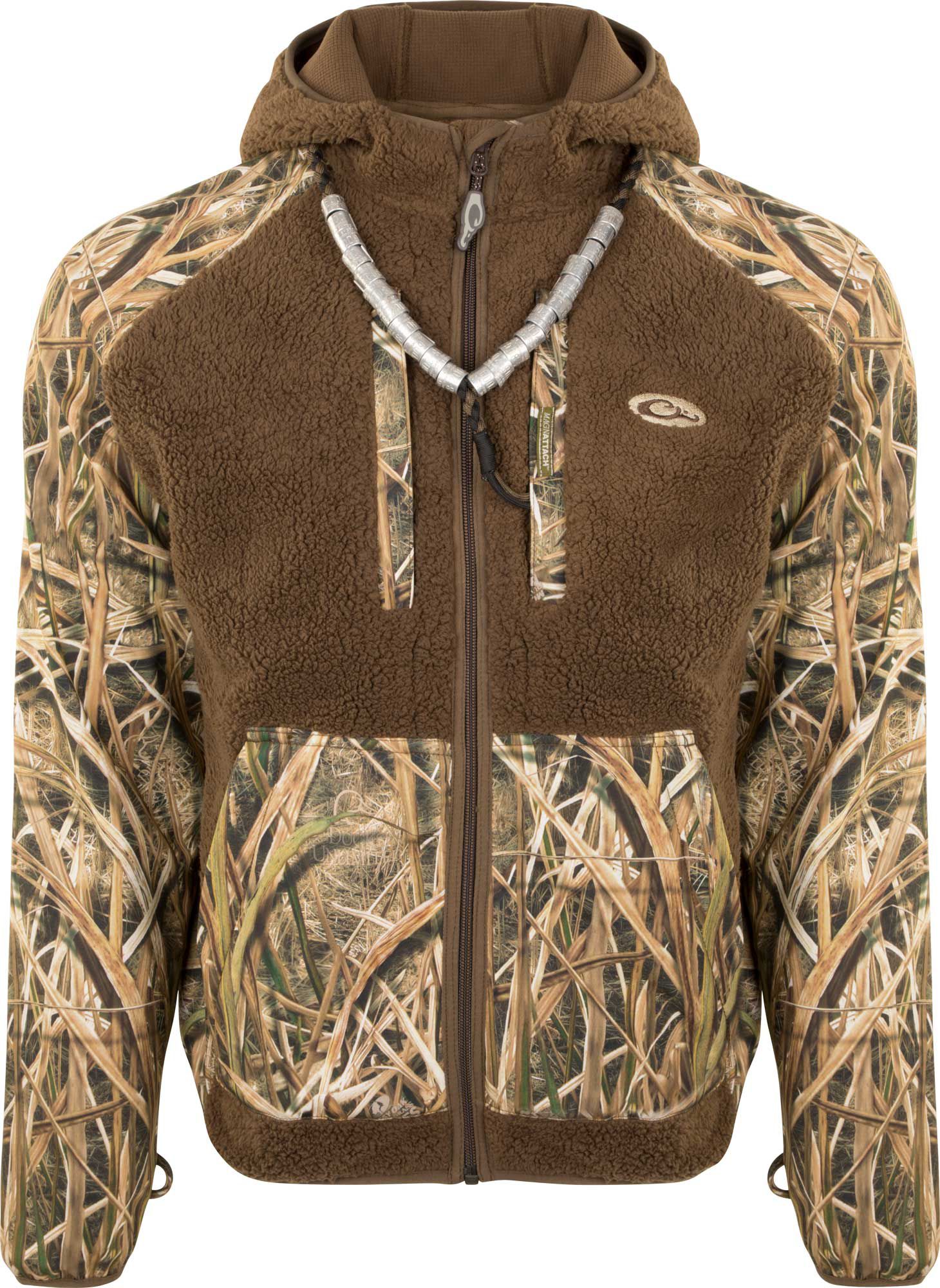 drake waterfowl hooded jacket