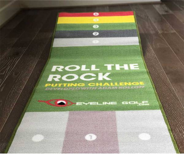 EyeLine Golf Roll the Rock Challenge Putting Mat