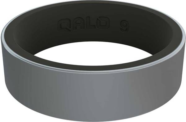 QALO Women's Metallic Strata Silicone Ring