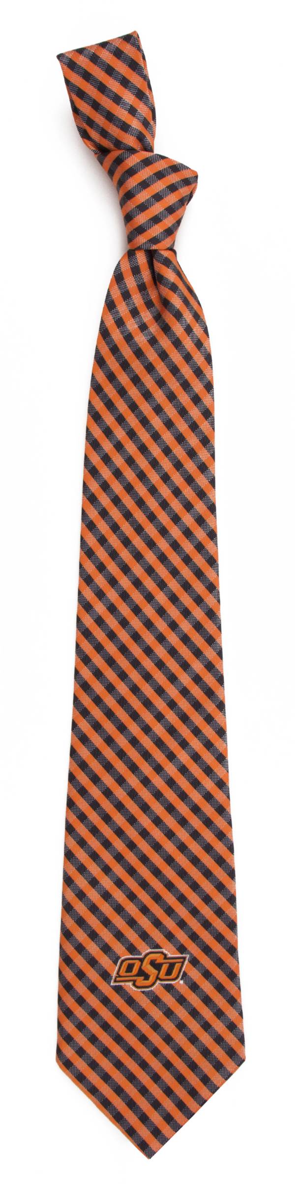 Eagles Wings Oklahoma State Cowboys Gingham Necktie