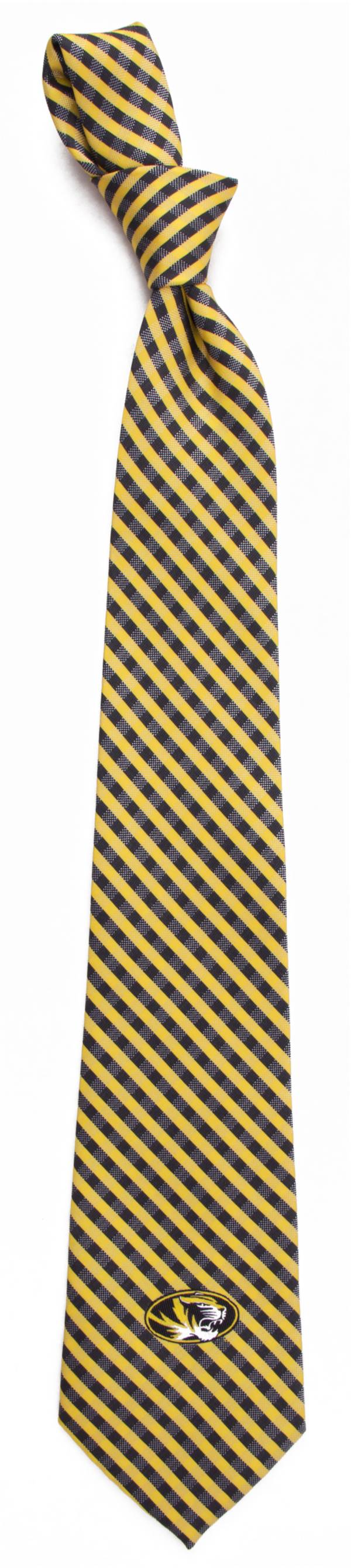 Eagles Wings Missouri Tigers Gingham Necktie