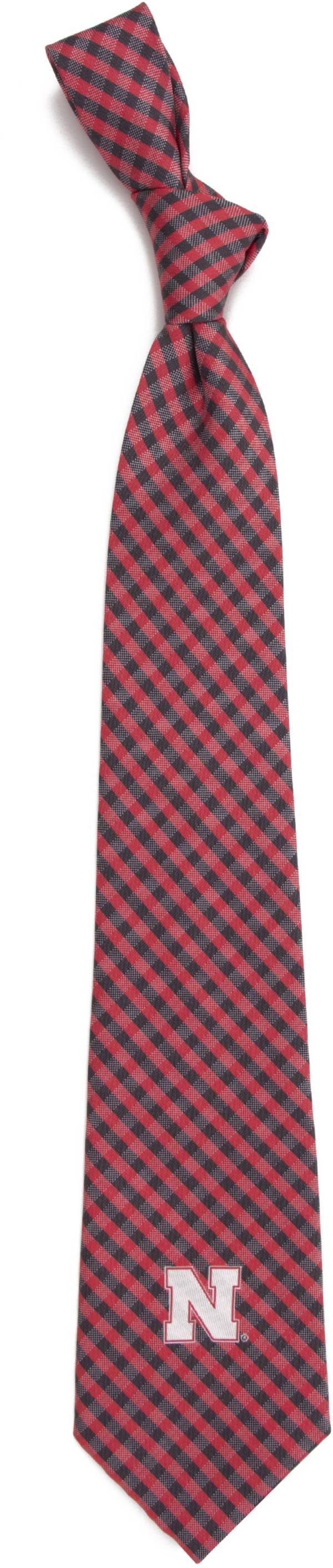 Eagles Wings Nebraska Cornhuskers Gingham Necktie product image