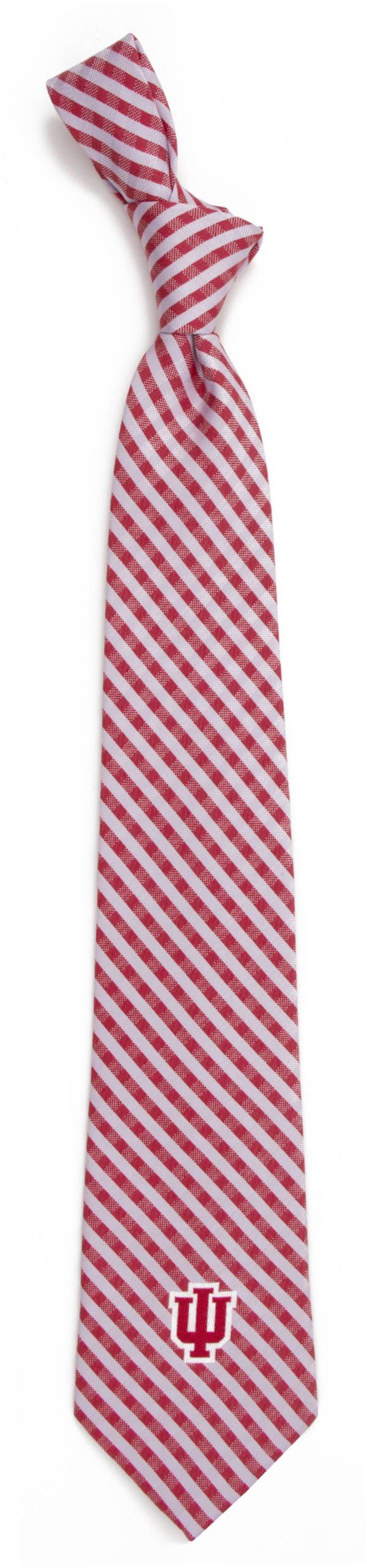 Eagles Wings Indiana Hoosiers Gingham Necktie