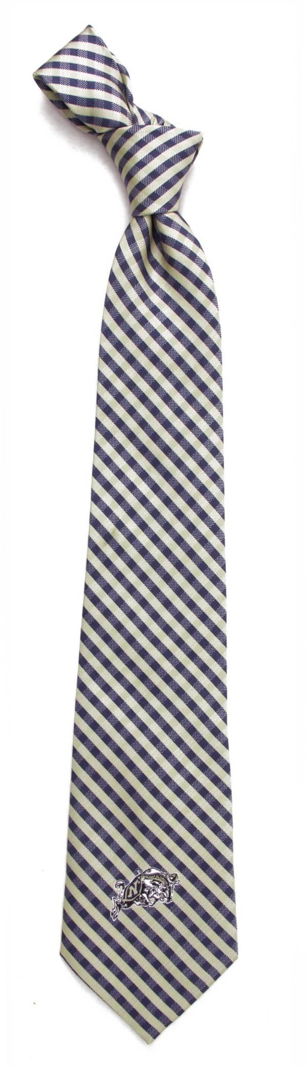 Eagles Wings Navy Midshipmen Gingham Necktie