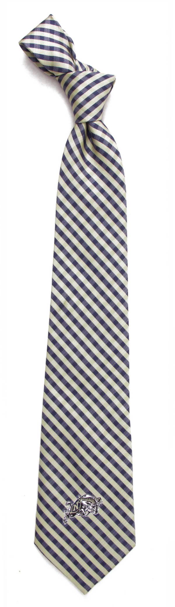 Eagles Wings Navy Midshipmen Gingham Necktie