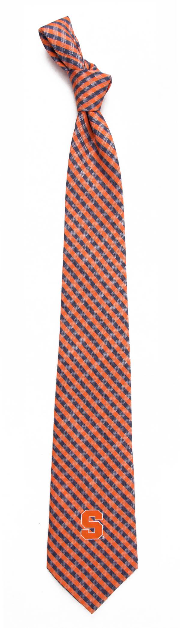 Eagles Wings Syracuse Orange Gingham Necktie product image