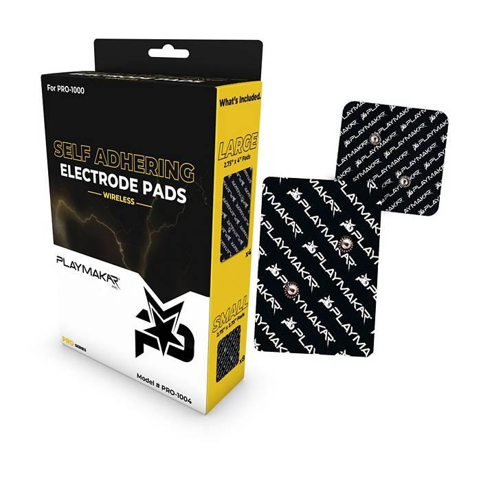 PlayMakar Pro Self Adhering Electrode Pads - Black