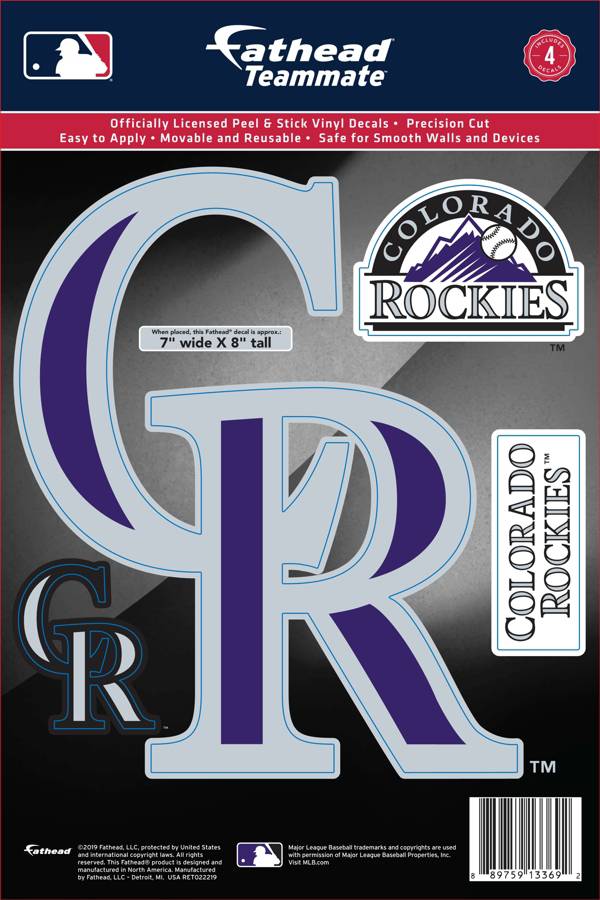 Fathead Colorado Rockies Logo Wall Decal