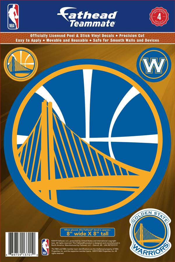 Fathead Golden State Warriors Logo Wall Decal | DICK'S ...