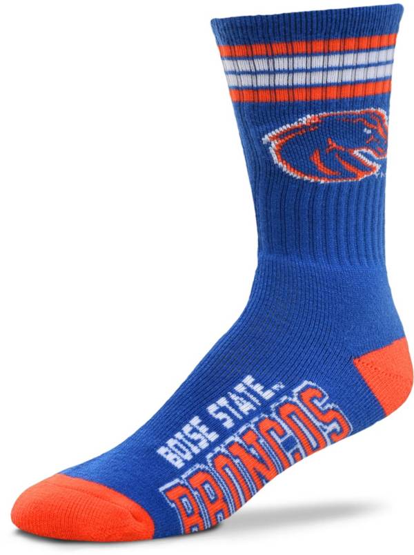 For Bare Feet Boise State Broncos 4-Stripe Deuce Crew Socks product image