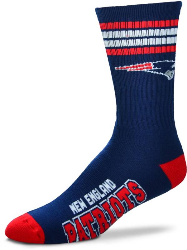 For Bare Feet New England Patriots 4-Stripe Deuce Socks product image