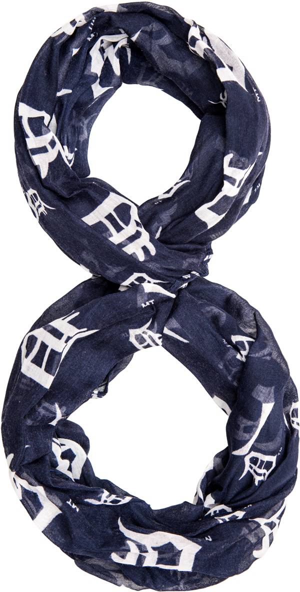 FOCO Detroit Tigers Logo Infinity Scarf