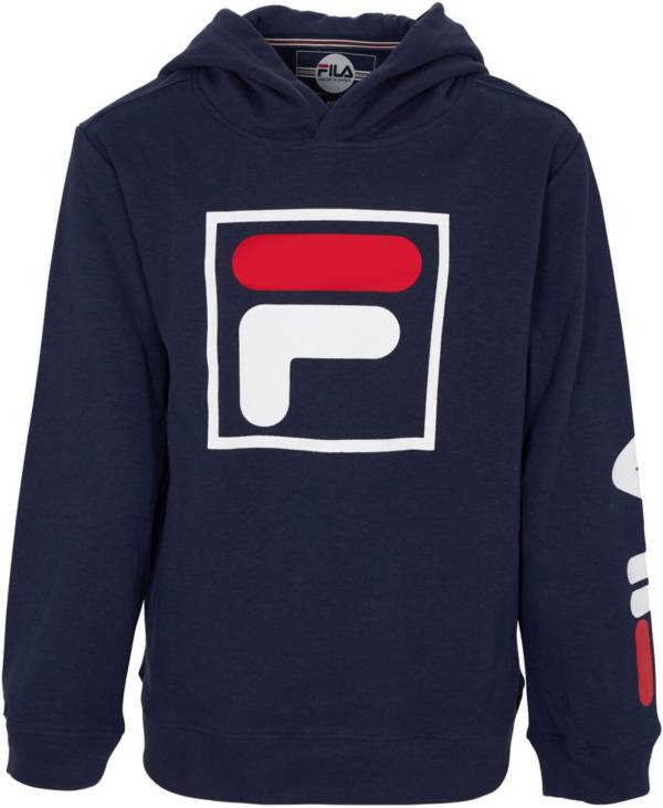 FILA Boy's Double Hit Logo Hoodie