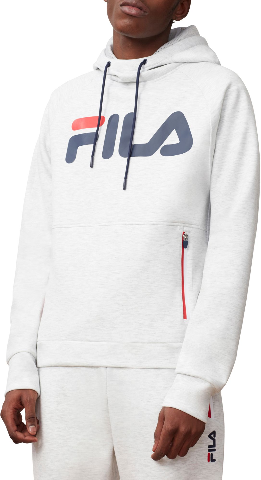 fila hoodie mens grey