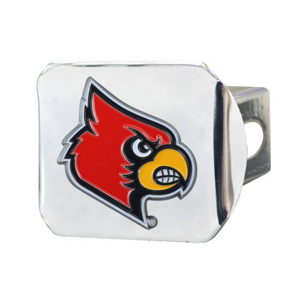 FANMATS Louisville Cardinals Chrome Hitch Cover