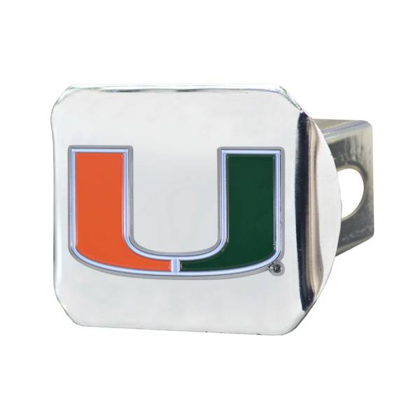 FANMATS Miami Hurricanes Chrome Hitch Cover product image