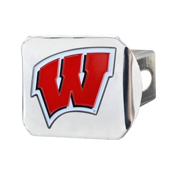 FANMATS Wisconsin Badgers Chrome Hitch Cover product image