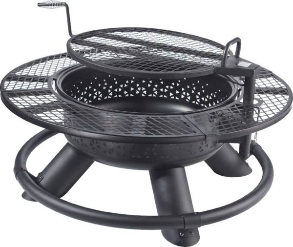 King Ranch Fire Pit With Grilling Grate Srfp96 By Big Horn Outdoors Llc For 199 99 In Grills Smokers Bar B Fire Pit Backyard Fire Pit Grill Backyard Fire