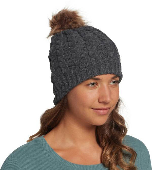 Field & Stream Women's Cabin Cable Fur Beanie