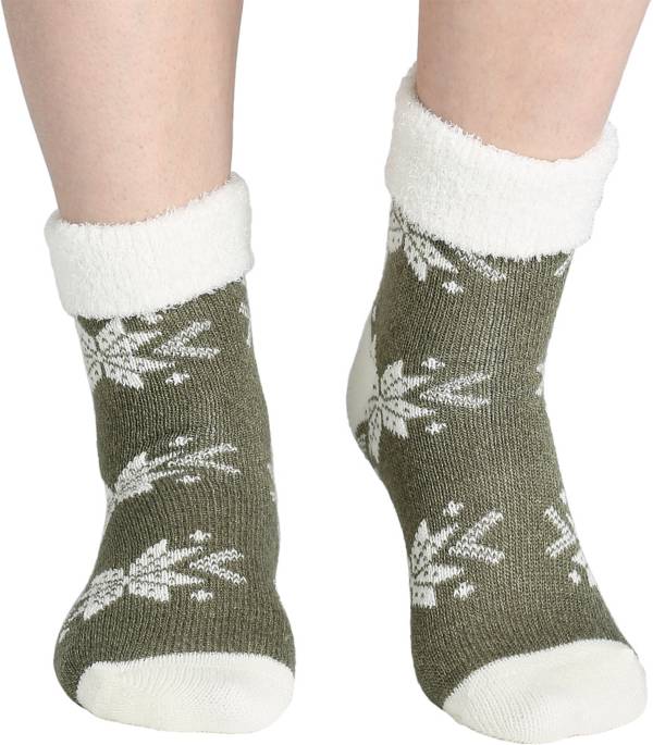 Field & Stream Cozy Cabin Snowflake Fold Socks