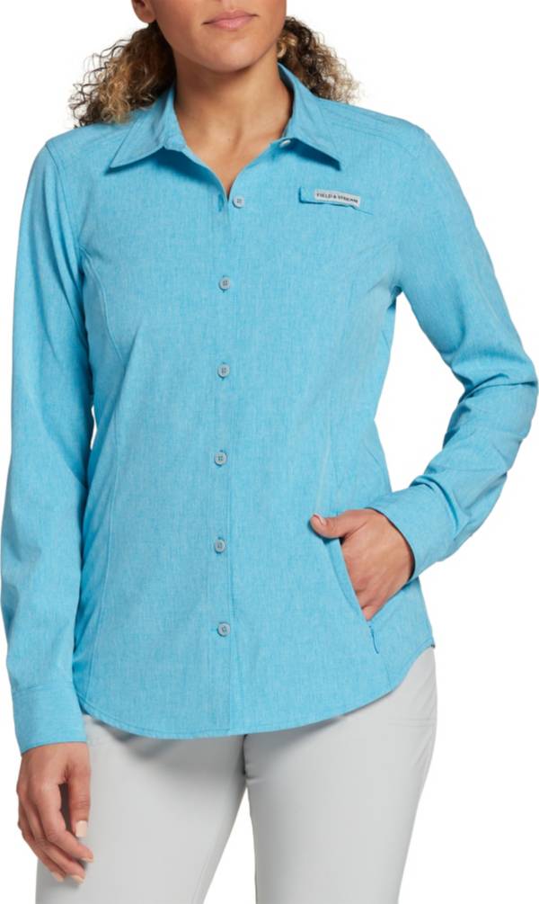 Field & Stream Women's Deep Runner Stretch Button Down Long Sleeve Fishing Shirt