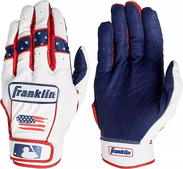 Franklin Adult CFX Pro Chrome Fourth of July Batting Gloves